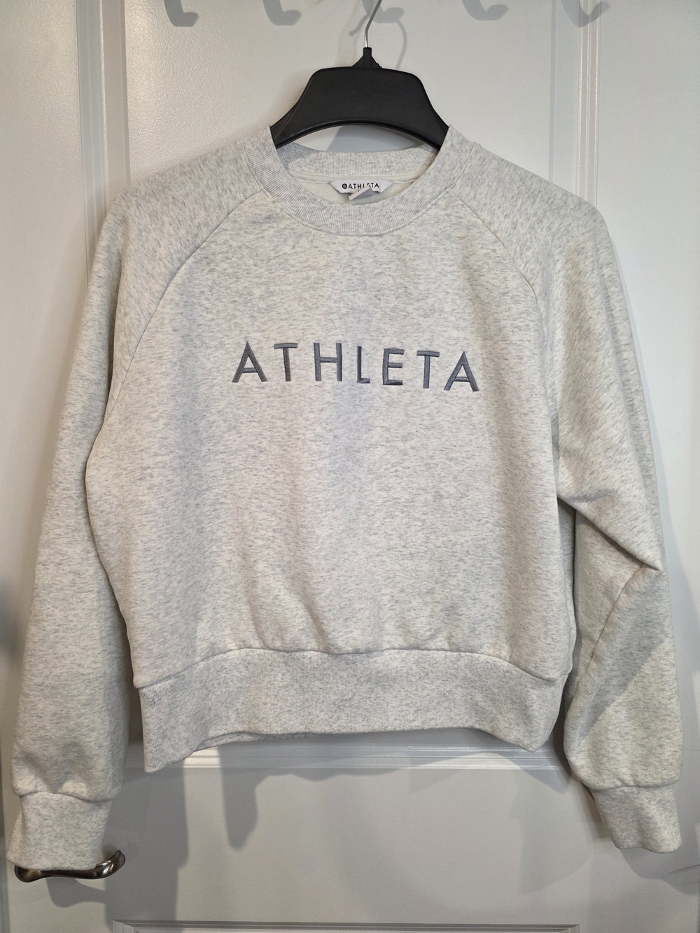 Athleta Embroidered Crew Sweatshirt